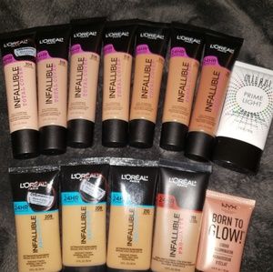 L'oreal Foundations, Milan Prime Light, NYX BTG!